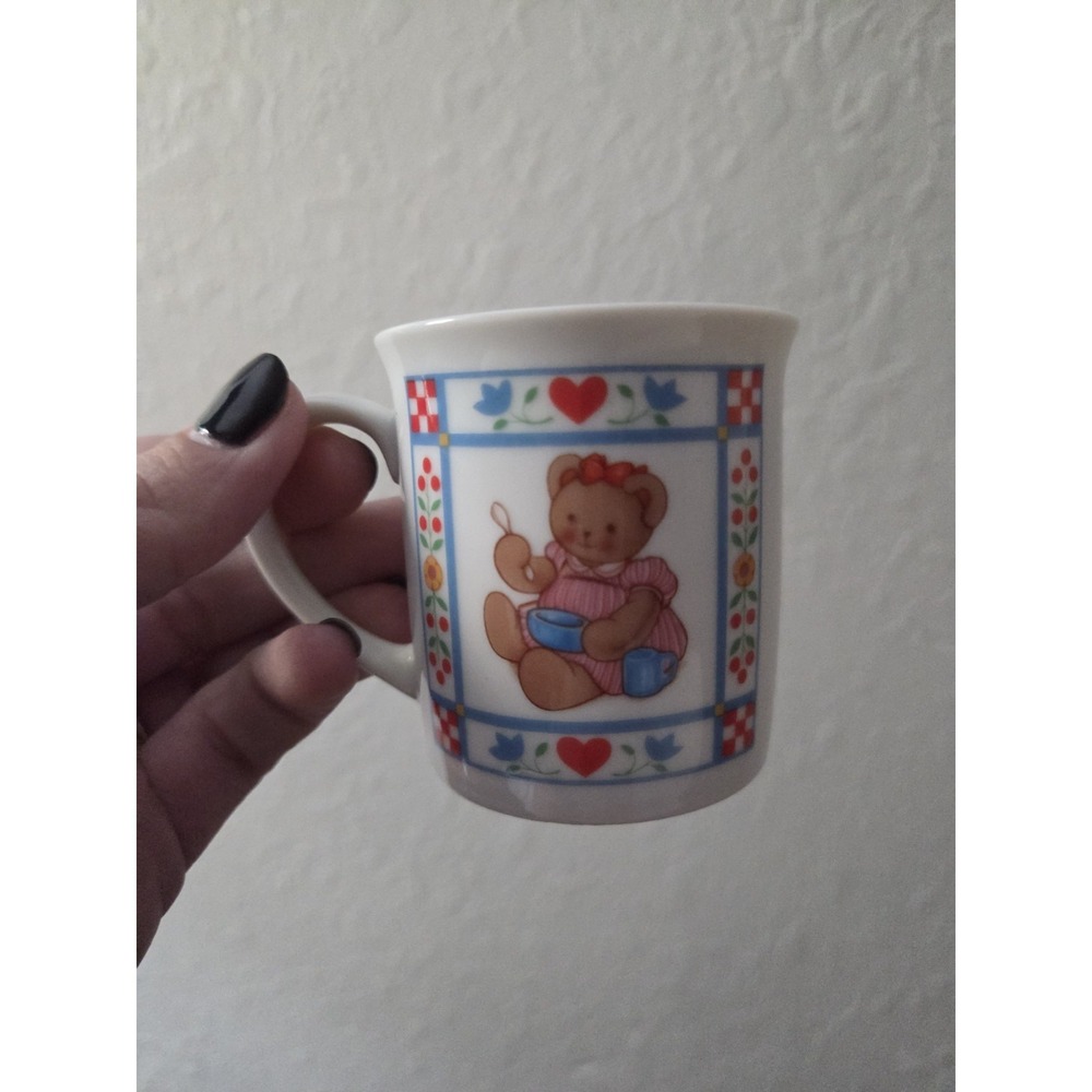 Children's 2 1/2" BOY‎ Current Inc Butterfield Bear Mug Cup by Papel Japan